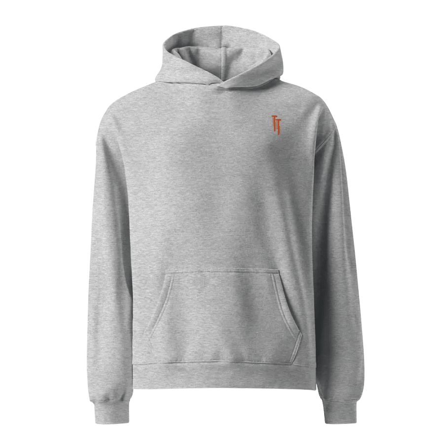 T-Line Orange Oversized Hoodie product image (8)