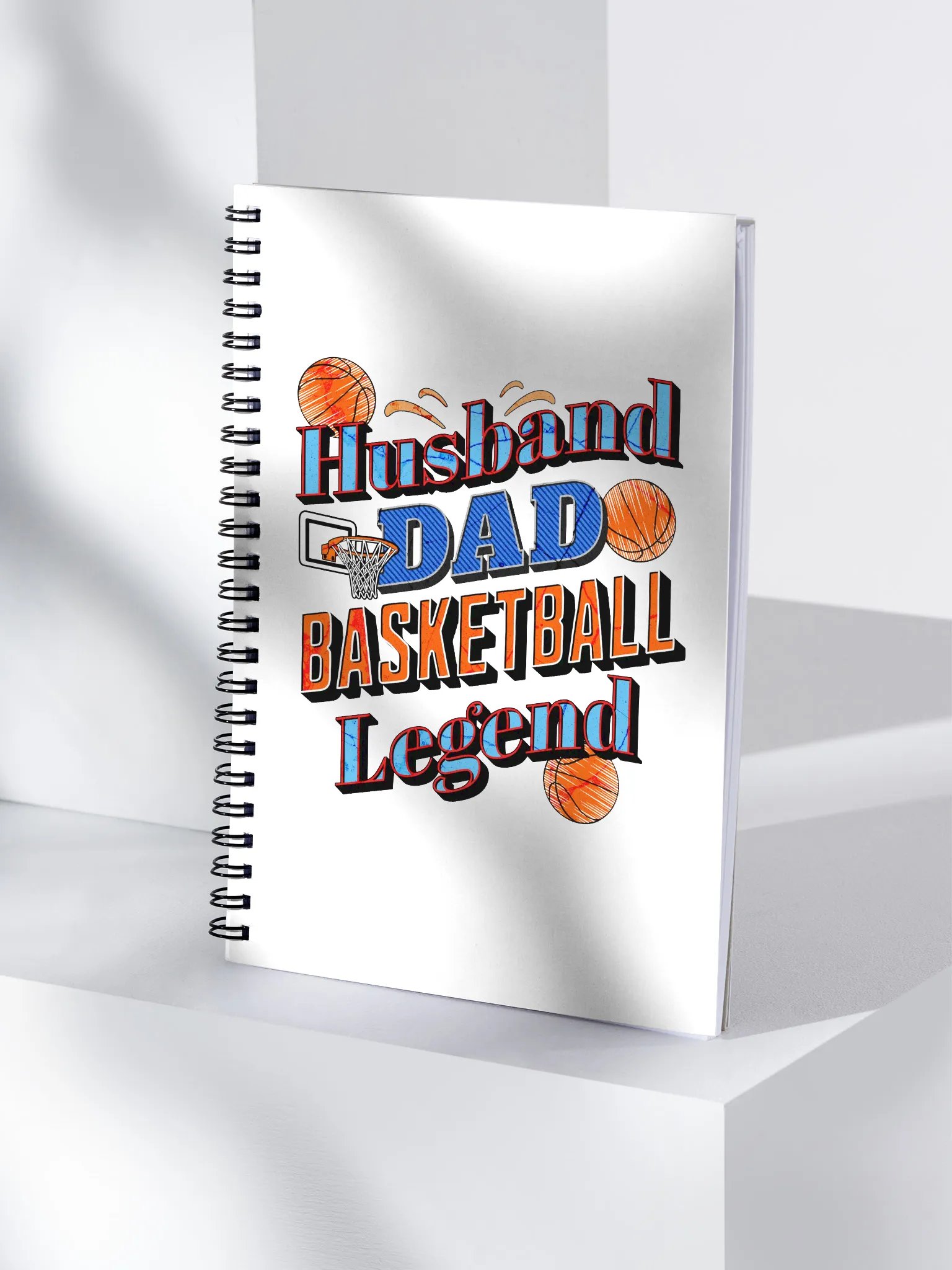 Husband Dad Basketball Legend Notebook product image (1)