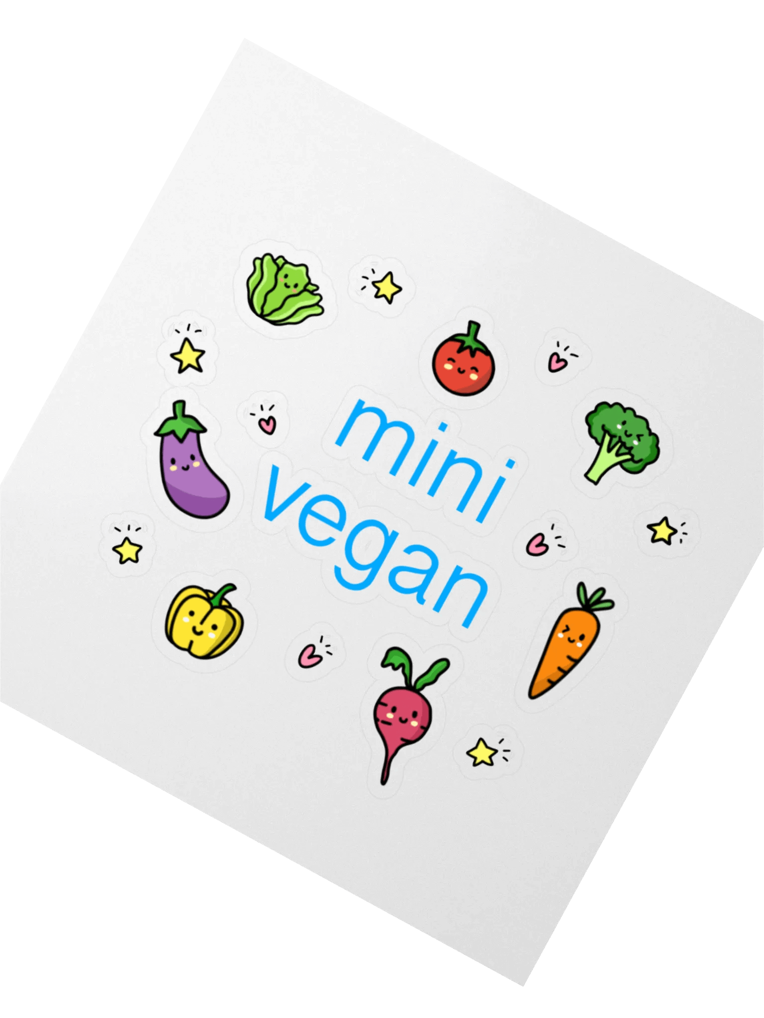 “Mini Vegan’ Fun Sticker product image (2)