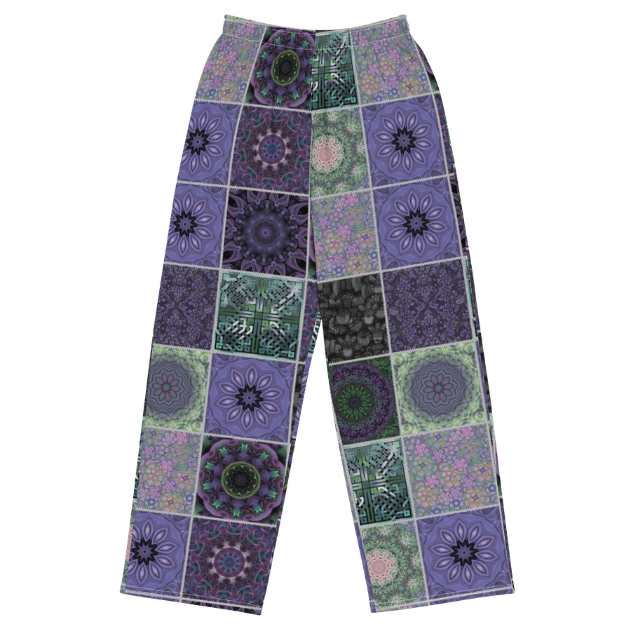 Lavender Crazy Quilt Wideleg Pants product image (2)