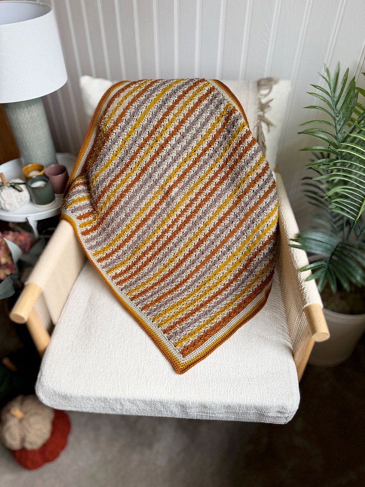 CROCHET PATTERN + VIDEO - Lapsang Beginner-Friendly Textured Blanket | PDF Download with 15 Sizes | Stash-Busting Crochet Throw Pattern product image (2)