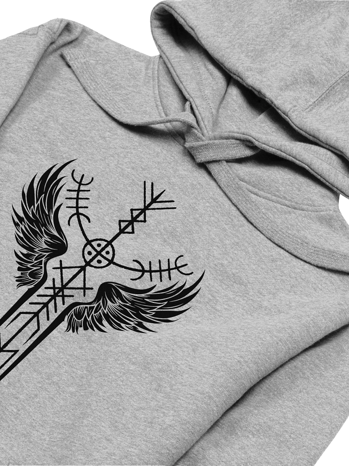 The Valkyrie Stave Hoodie (black print) product image (2)