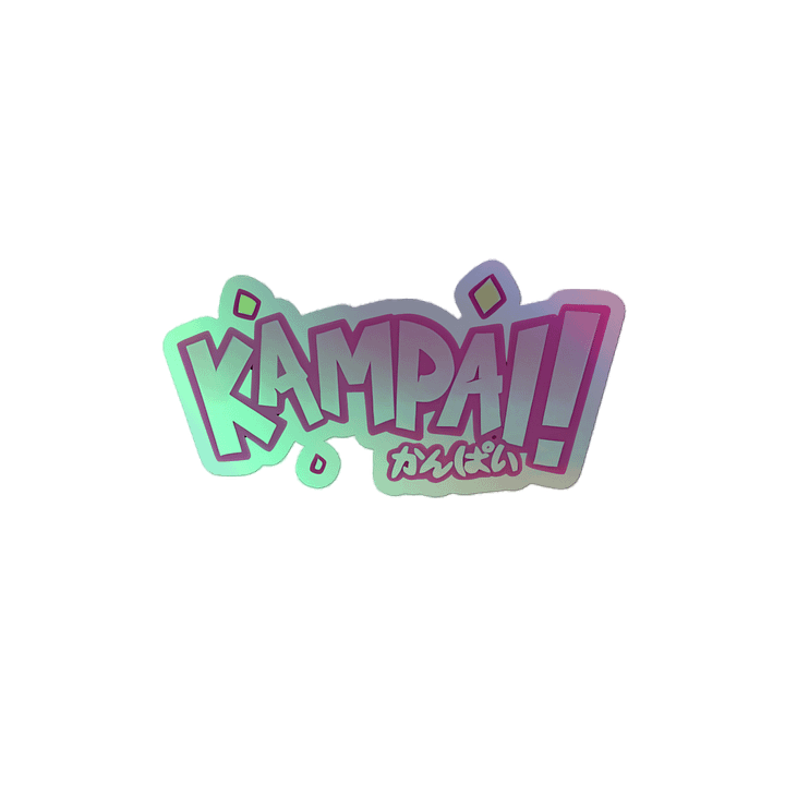 KAMPAI!! Holographic Sticker Sheet product image (2)