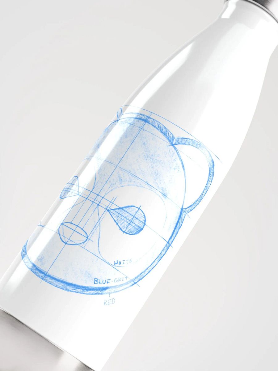 Panda Sketch Logo Water Bottle product image (5)