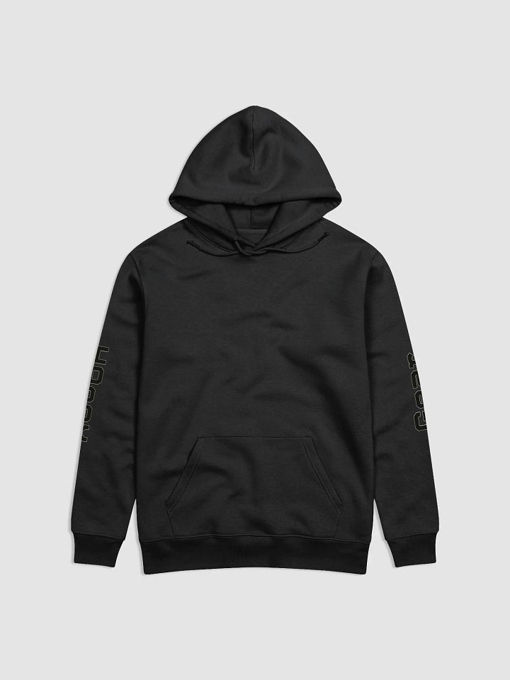 Unisex Essential Eco Hoodie - Black HApex Gear Black Logo product image (2)