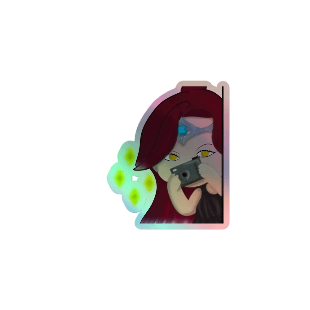 4k HOLOGRAPHIC STICKER product image (1)