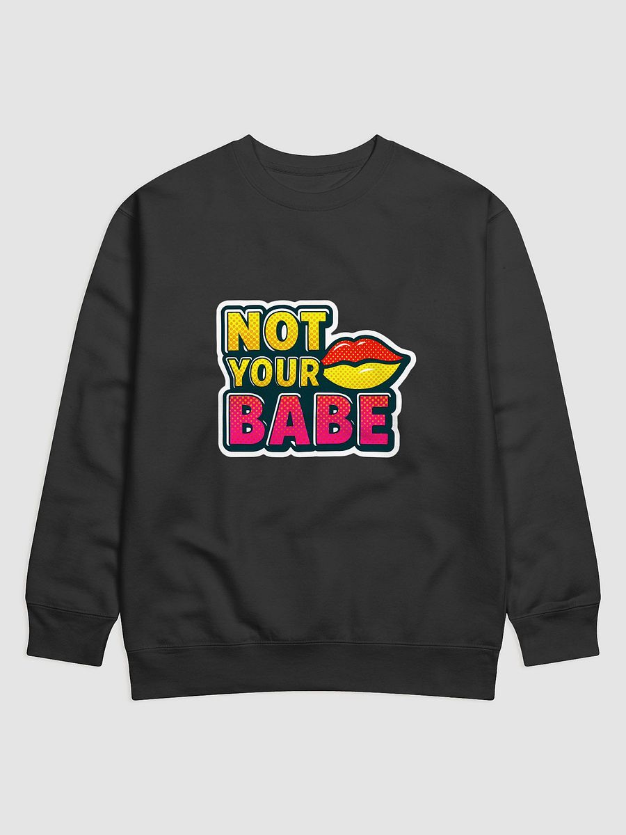Pop Art 'NOT YOUR BABE' Sweatshirt product image (1)