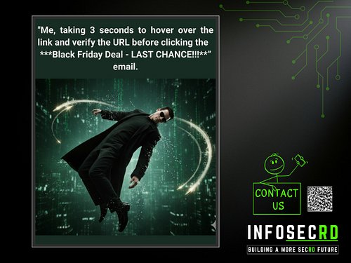 As our food is digesting and we are searching for the BEST deals today, remember:

FOMO is an attacker's favorite weapon. The...