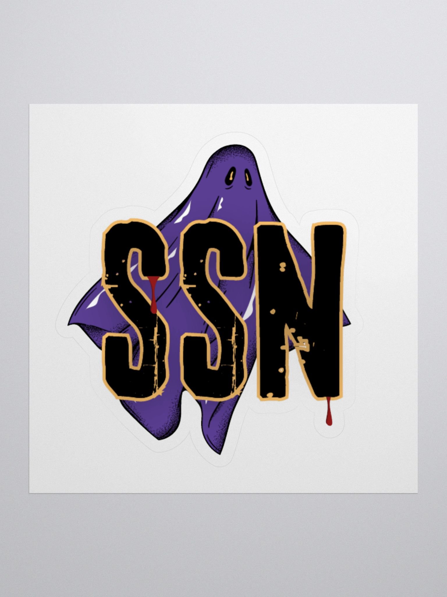 SSN Spooky Sticker product image (1)