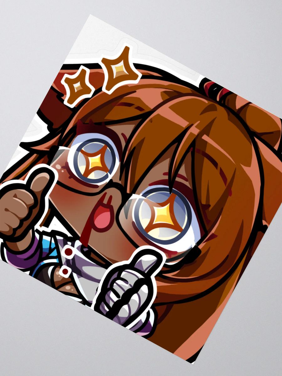 JPAG_Grey Gracidea Nice emote sticker product image (2)
