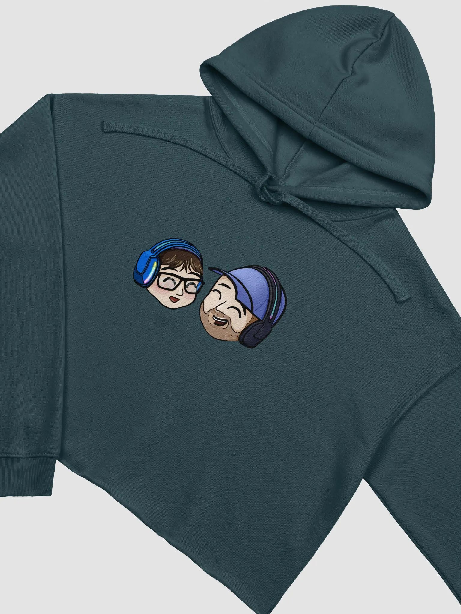 Bella+Canvas Fleece Crop Hoodie product image (3)