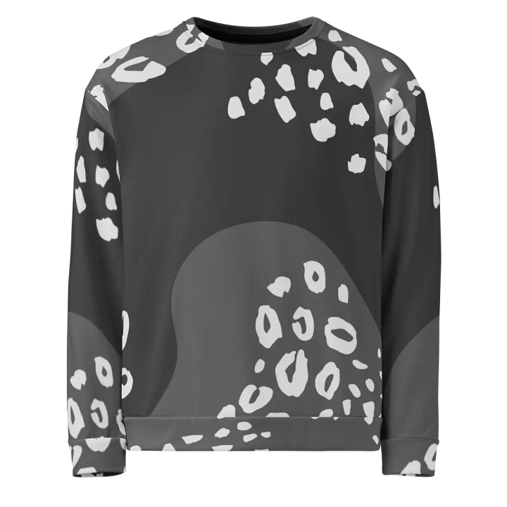 Grey Fluid Leopard All-Over Sweatshirt product image (2)