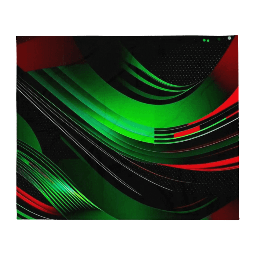 Midnight Racing Design Throw Blanket product image (2)