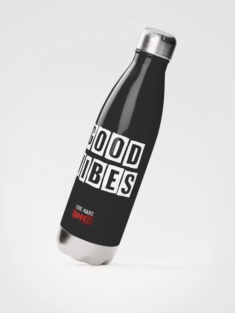 Good Vibes Stainless Steel Water Bottle product image (2)