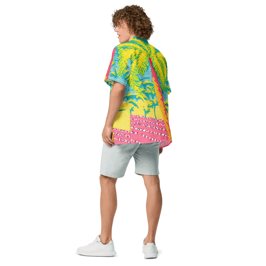Neon Tropics Button-Down Shirt product image (10)