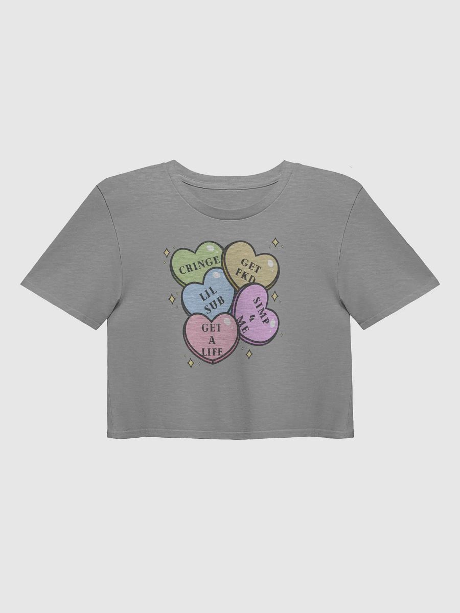 Streamer Conversation Hearts Women's Crop product image (1)