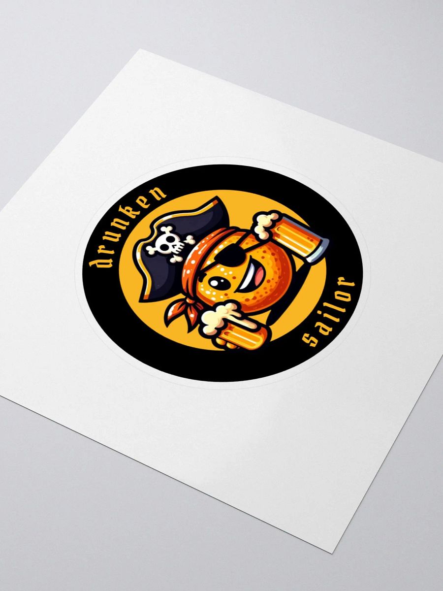 Drunken Sailor Kiss Cut Sticker product image (3)