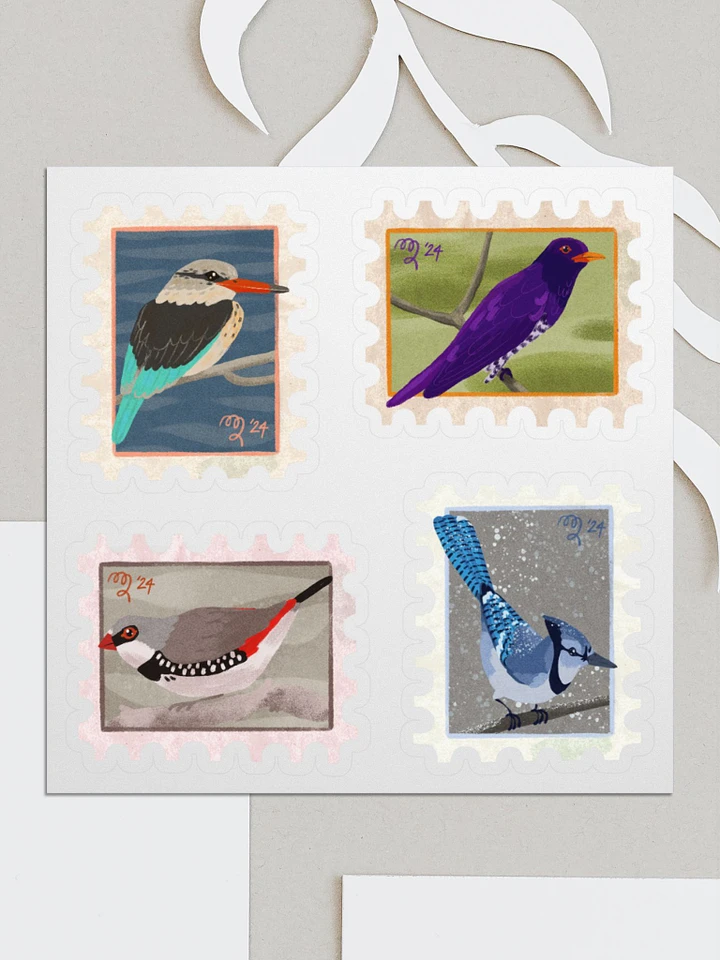 Bird Stamp Stickers Set 04 – Birbfest 2024 product image (1)