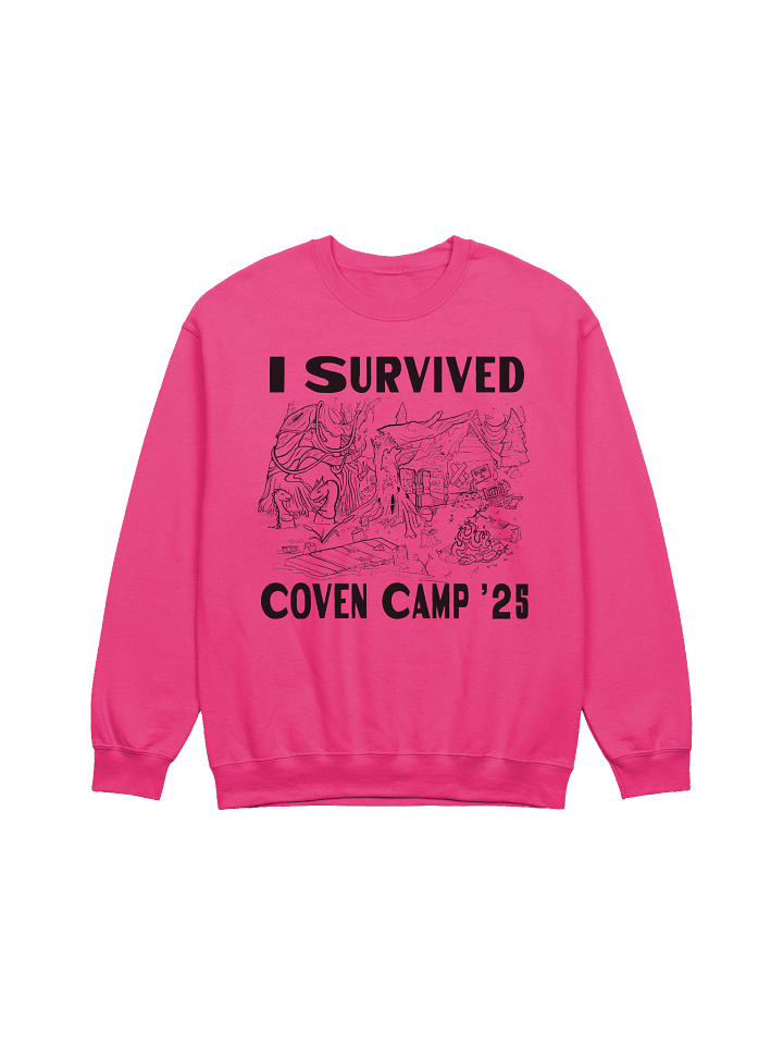 I Survived Coven Camp 25 Crew Neck Sweatshirt - Light product image (1)