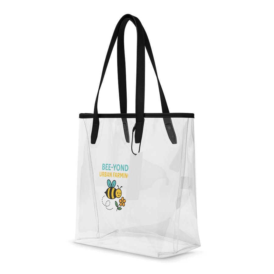 BEE-YOND Urban Farming Clear Tote Bag product image (4)