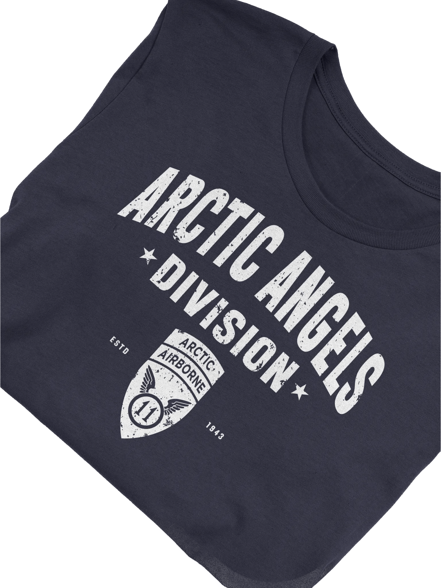 11th Airborne Division - Arctic Angels "Distressed" T-Shirt product image (5)