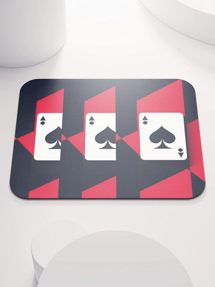 Ace of Spades Geometric Mouse Pad product image (1)