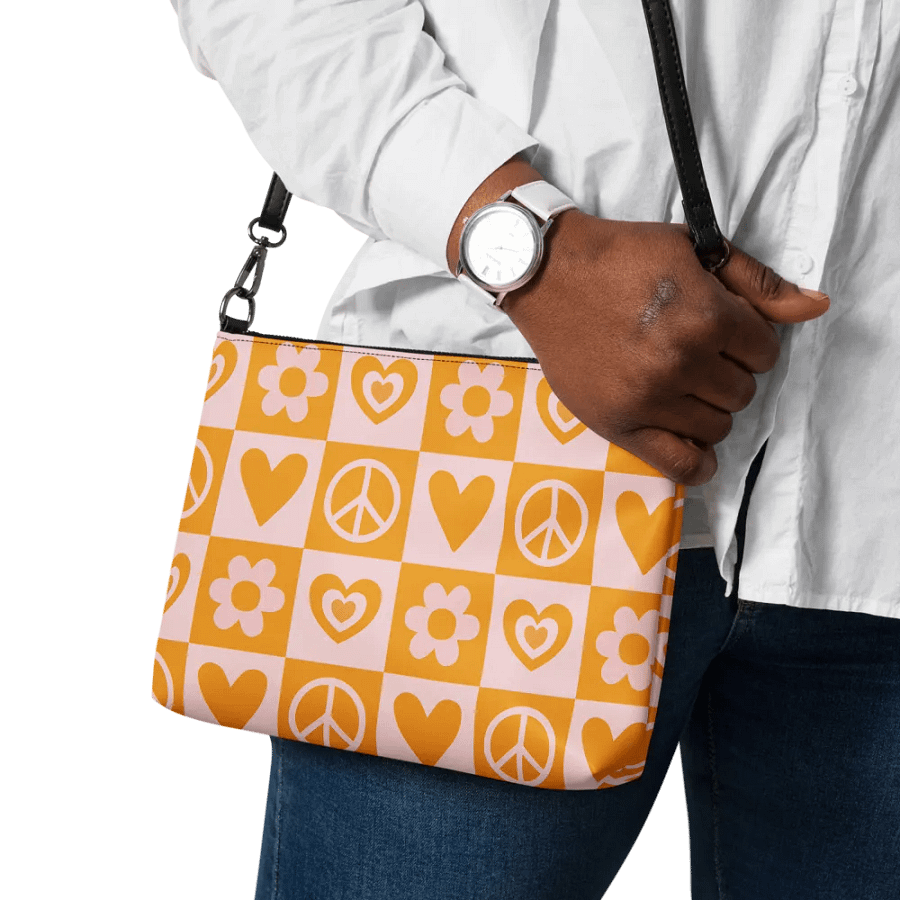 Peace, Love, and Harmony Crossbody Bag product image (11)