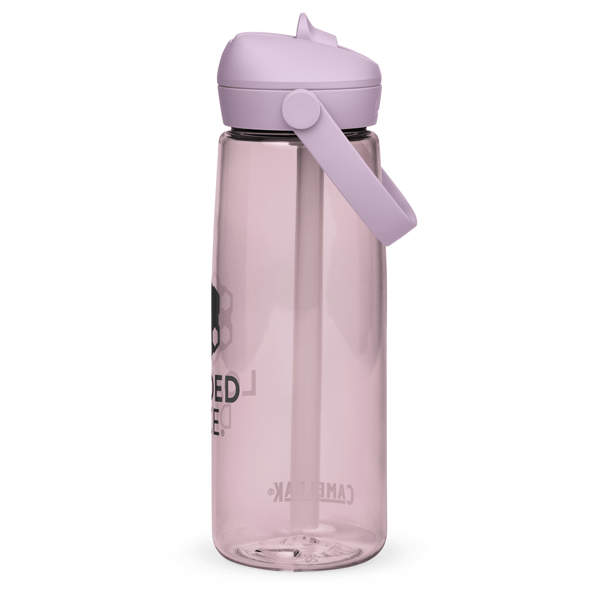 Loaded Dice Graphic Water Bottle Pink product image (2)