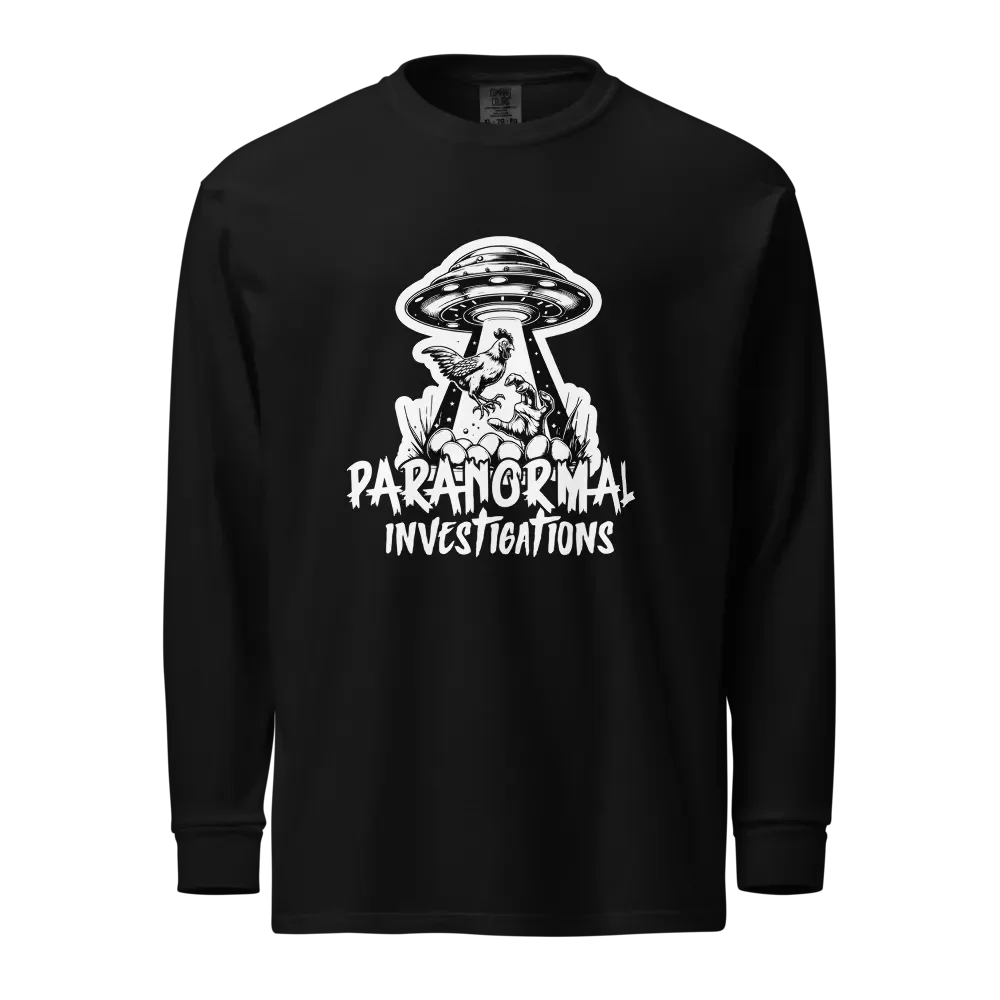 UFO Chicken Abduction Long Sleeve Shirt product image (1)