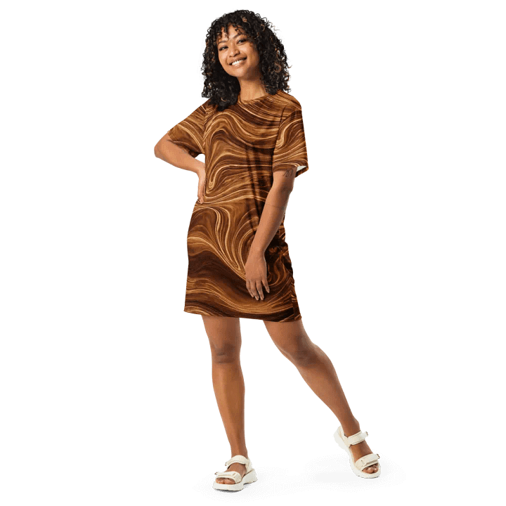 Swirl Whimsy T Shirt Dress product image (1)
