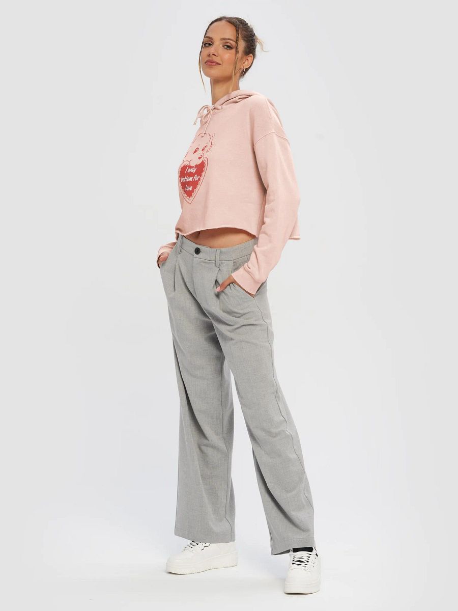 I Only Bottom for Love Cropped Hoodie product image (5)