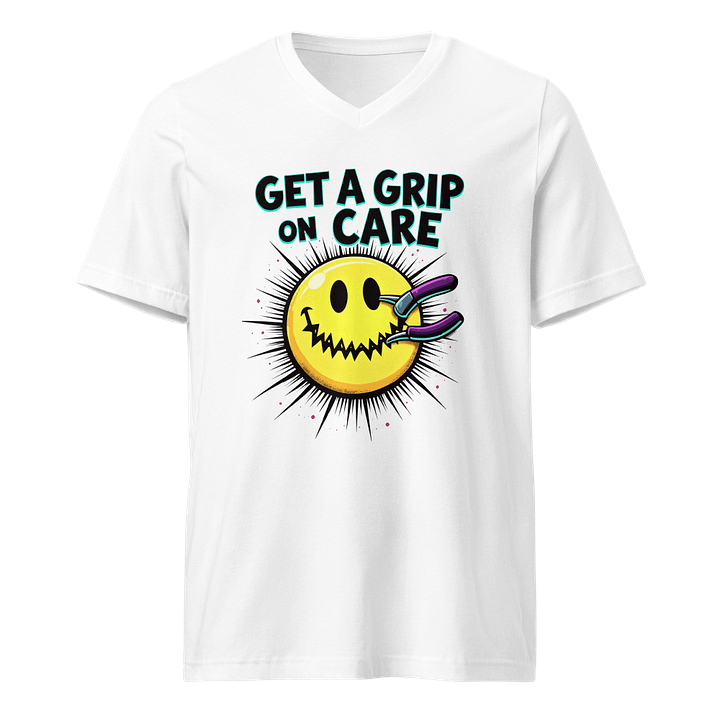 Stitched Smile V-Neck Tee product image (1)