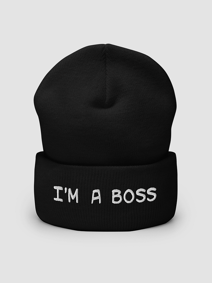 I'M A BOSS BEANIE product image (2)