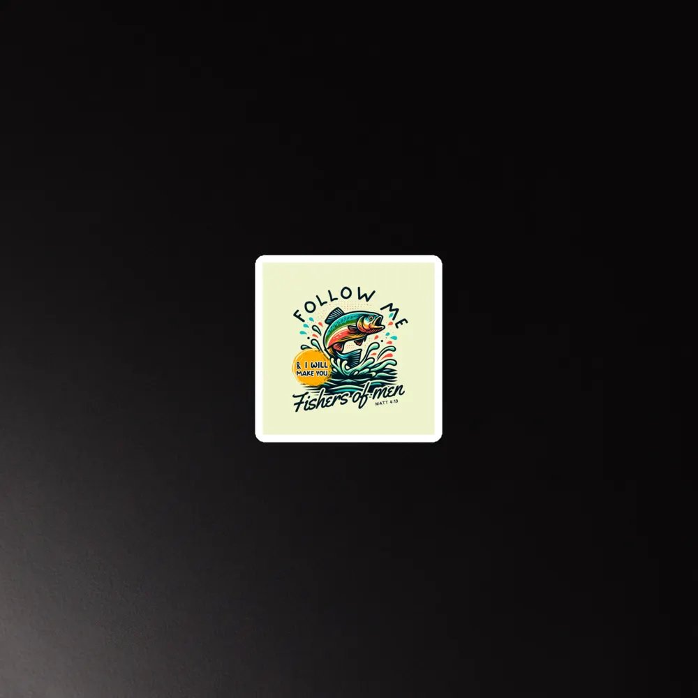 Follow Me and I Will Make You Fishers of Men Die-Cut Magnets product image (4)