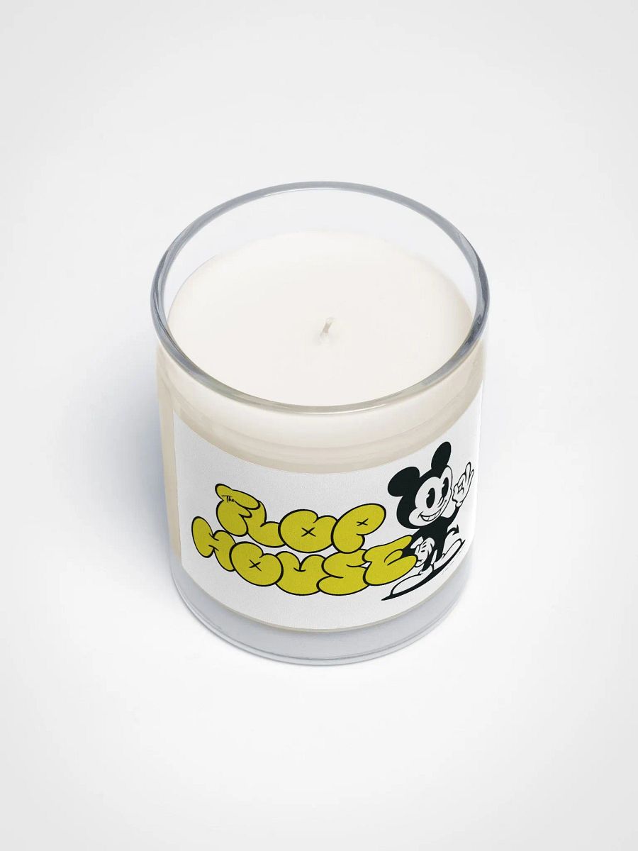 Soy Wax Candle In A Clear Glass Jar product image (3)