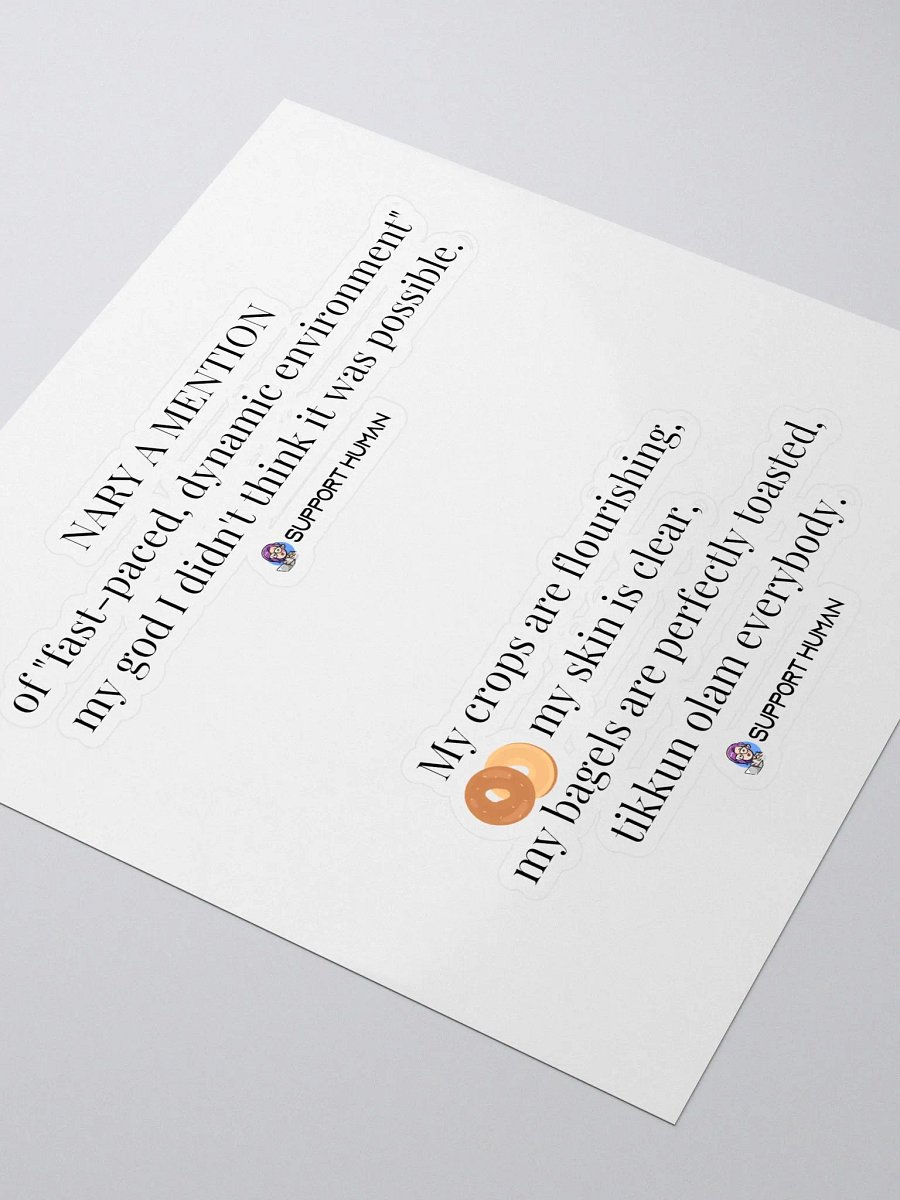 The Best of BJB Stickers: Tikkun Olam Everybody product image (3)