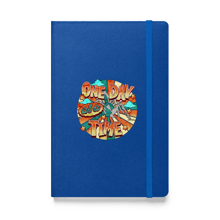 One Day At A Time Hardcover Blue Notebook product image (1)
