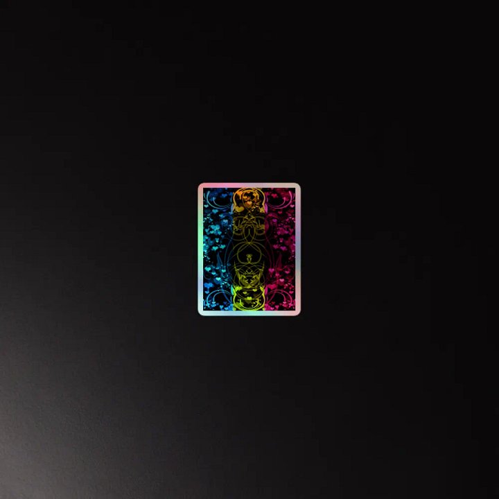 Pansexual Pride Flag Sticker (Flourish Variation) product image (4)