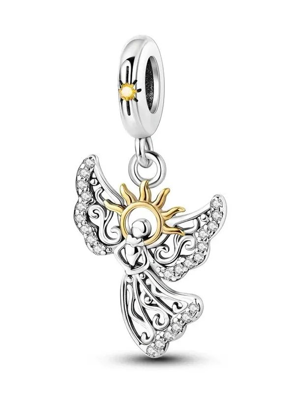 925 Sterling Silver Angel Charm product image (1)