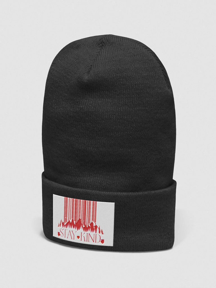 STAY KIND Barcode Mountains Beanie product image (4)
