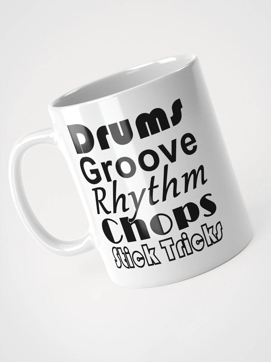 Drums,Groove,Rhythm,Chops,Stick Tricks (Black Text) product image (9)