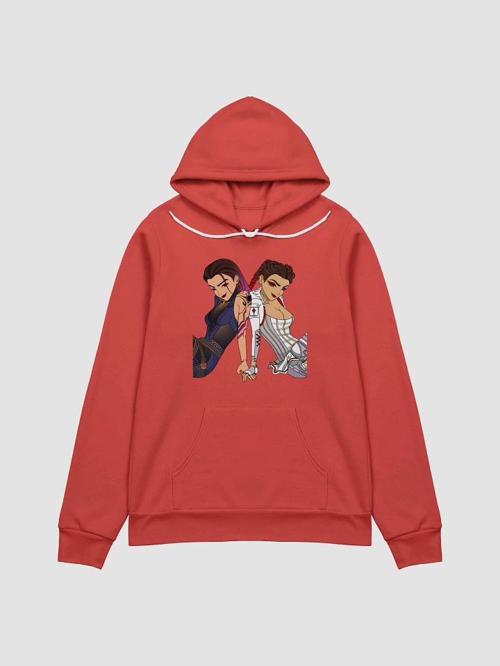 Zoomed in Loba Reyna inspired Soft touch Hoodie DesignsByStitchesGB product image (3)