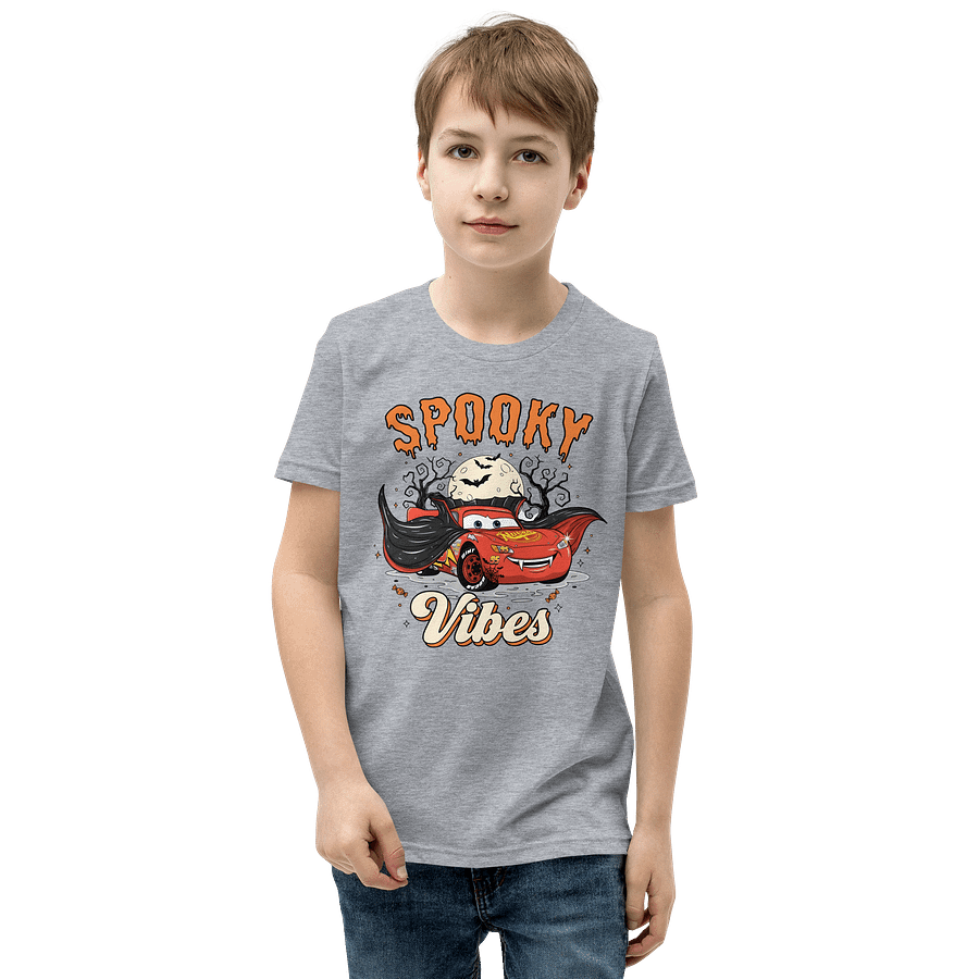 Youth Short Sleeve T-Shirt Halloween Spooky Vibes product image (1)