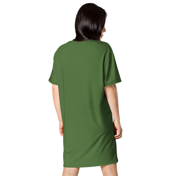 Oversized T-Shirt Dress - Lush Fern Green, Sizes 2XS-6XL product image (2)