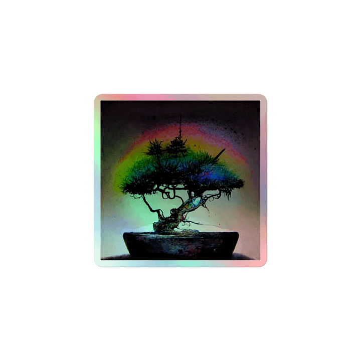 Mystical Bonsai Holographic Sticker Sheet product image (1)