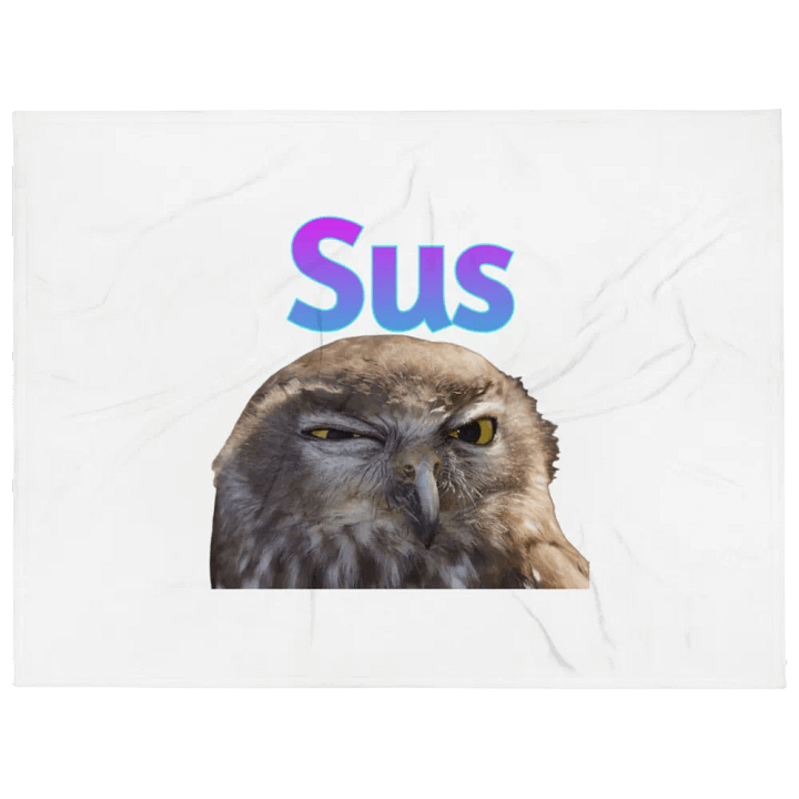 Sus Owl Blanket - White product image (1)