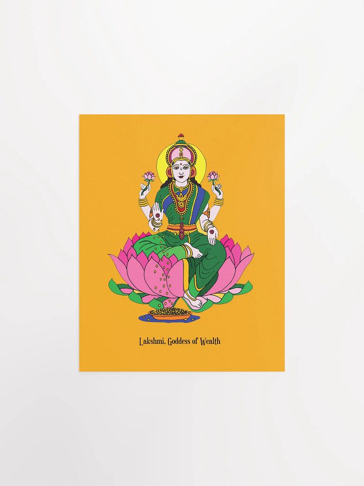 Goddess Lakshmi 8x10 Print product image (1)