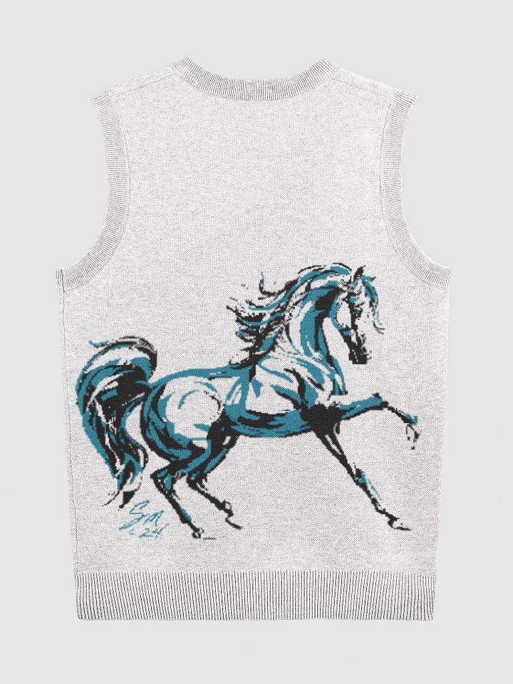 Dancing Arabian Knitted V-Neck Vest product image (9)
