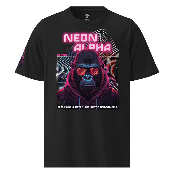 Neon Alpha Boss Athletic T-Shirt product image (1)