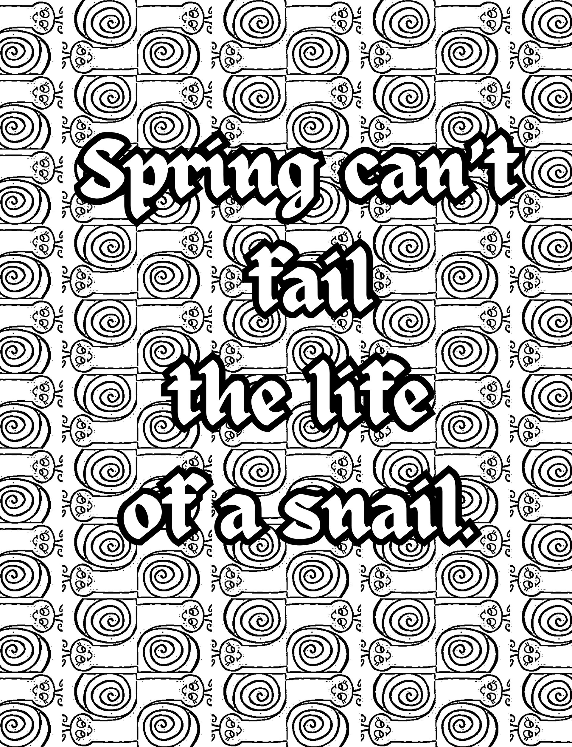 Spring Has Sprung 60 Page Coloring Book for Adults-Flower and Insect Themed Backgrounds with Quotes product image (7)